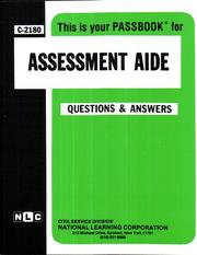 Cover of: Assessment Aide | Jack Rudman