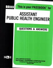 Cover of: Assistant Public Health Engineer by 