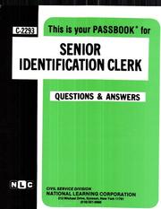 Cover of: Senior Identification Clerk | National Learning Corporation