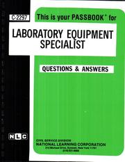 Cover of: Laboratory Equipment Specialist (Career Examination Ser, C-2297)