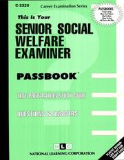 Cover of: Senior Social Welfare Examiner