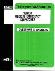 Cover of: Senior Medical Emergency Dispatcher