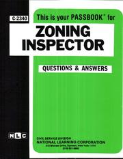 Cover of: Zoning Inspector