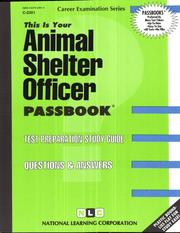 Cover of: Animal Shelter Officer