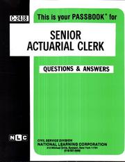 Senior Actuarial Clerk by Jack Rudman