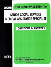 Cover of: Senior Social Services Medical Assistance Specialist/C-2432