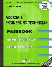 Cover of: Associate Engineering Technician C-2467 | Jack Rudman