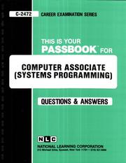 Cover of: Computer Associate (Systems Programming)