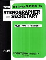 Cover of: Stenographer Secretary