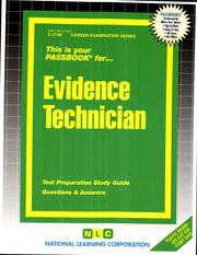 Cover of: Evidence Technician (C-2748)