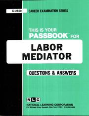 Cover of: Labor Mediator