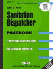 Cover of: Sanitation Dispatcher | National Learning Corporation
