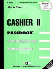 Cover of: Cashier II by Jack Rudman, Jack Rudman