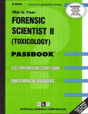 Cover of: Forensic Scientist II (C-2938)