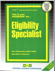 Cover of: Eligibility Specialist
