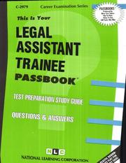 Cover of: Legal Assistant Trainee