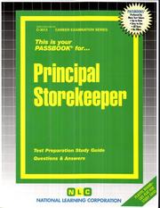 Principal Storekeeper by Jack Rudman