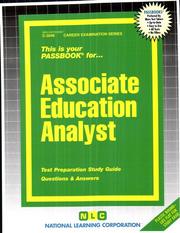 Cover of: Associate Education Analyst