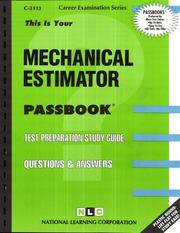 Mechanical Estimator by Jack Rudman