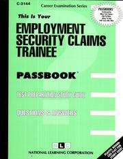 Cover of: Employment Security Claims Trainee