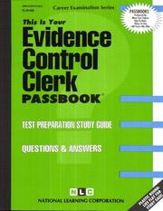 Cover of: Evidence Control Clerk