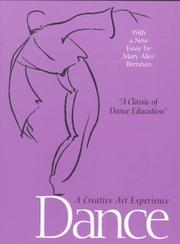 Cover of: Dance by Margaret Newell H'Doubler