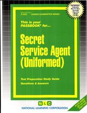 Cover of: Secret Service Agent (Uniformed) | Jack Rudman