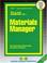 Cover of: Materials Manager (Career Examination Series C-3395)