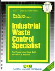 Cover of: Industrial Waste Control Specialist