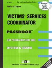 Cover of: Victims' Services Coordinator