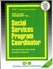Cover of: Social Services Program Coordinator | National Learning Corporation