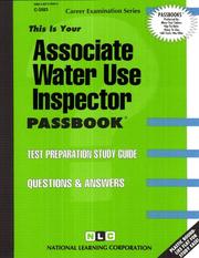 Cover of: Associate Water Use Inspector