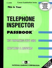 Cover of: Telephone Inspector | Jack Rudman
