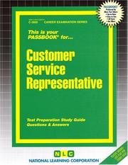 Cover of: Customer Service Representative | 