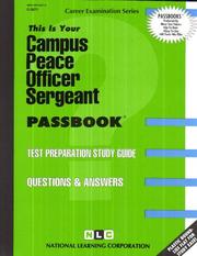 Cover of: Campus Peace Officer Sergeant