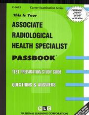 Cover of: Associate Radiological Health Specialist