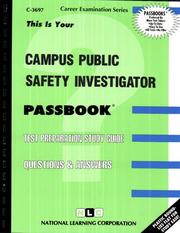 Cover of: Campus Public Safety Investigator