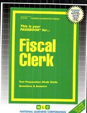 Cover of: Fiscal Clerk (Career Examination Series ; C-3718)