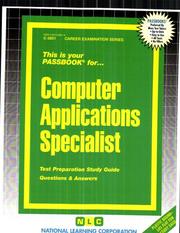 Computer Applications Specialist by National Learning Corporation