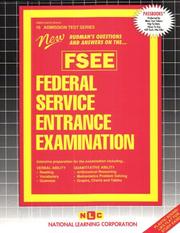 Cover of: Federal Service Entrance Examination (FSEE)