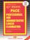 Cover of: Professional and Administrative Career Examination (PACE)