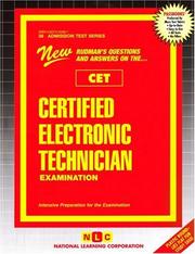 Cover of: Certified Electronic Technician (Admission Test Series) by 