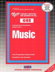 Cover of: GRE Music by 