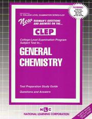 Cover of: CLEP General Chemistry (College-Level Examination Program)