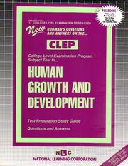 Cover of: CLEP Human Growth and Development (College-Level Examination Program)