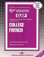 Cover of: CLEP French (College-Level Examination Program)