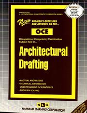 Cover of: Architectural Drafting (Occupational Competency Examination Series (Oce).) by Jack Rudman