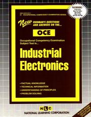 Cover of: Industrial Electronics (Occupational Competency Learn. Exam Ser Oce-21)