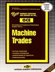 Cover of: Machine Trades by Jack Rudman