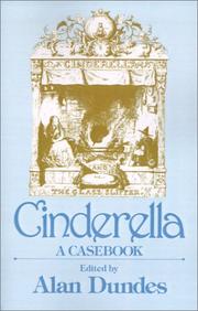Cover of: Cinderella: A Casebook (Garland Folklore Casebooks)